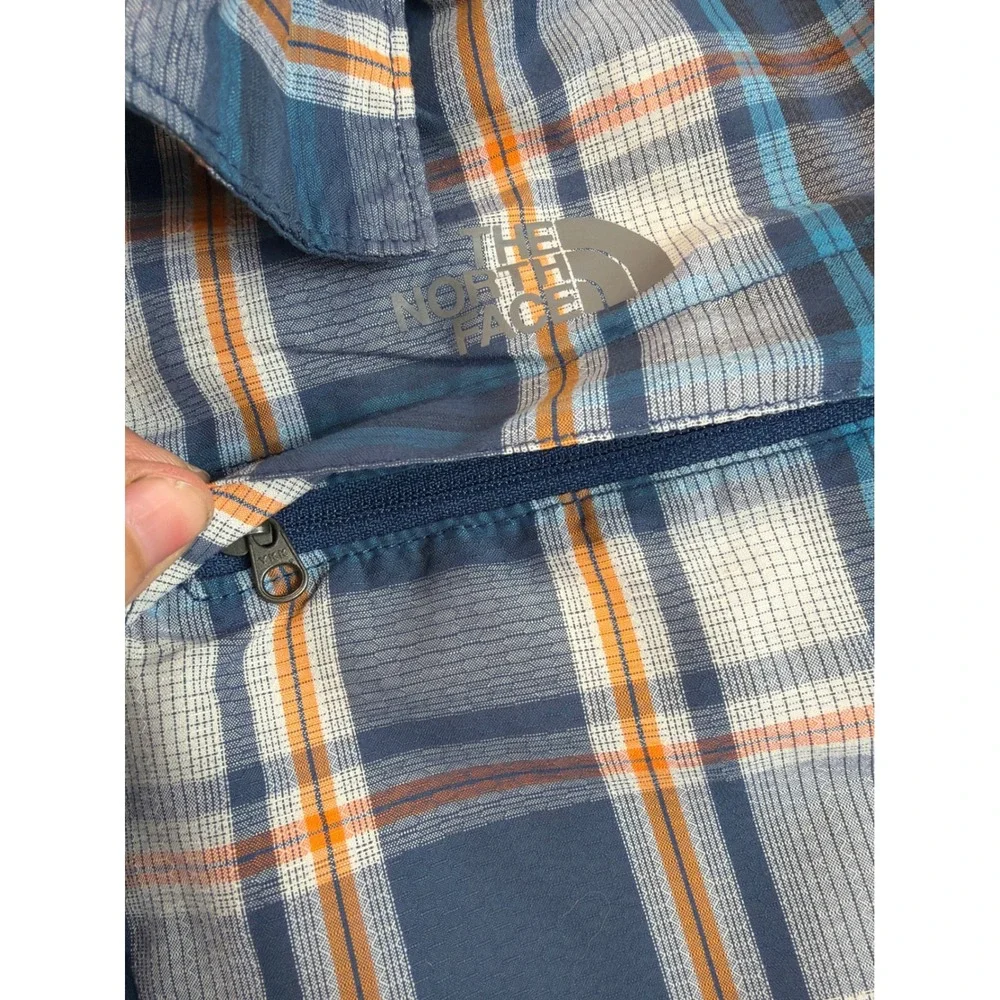The North Face Shirt Mens‎ XL Plaid Short Sleeve Button Up Ventilated Hiking